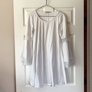 White Boho Dress